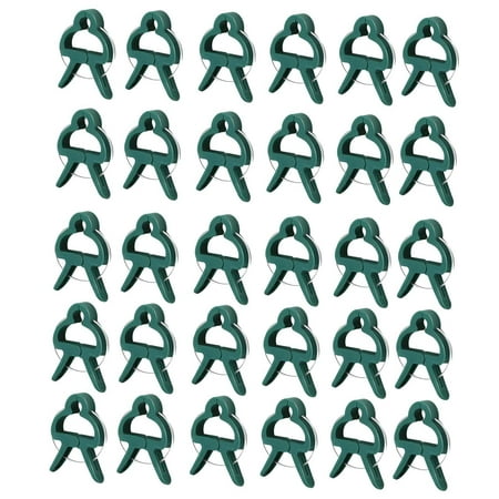 30Pcs Plant Support Clips Vines Supporter Frame Durable Vegetables Plants Trellis Clips Tomato Vine Clips for Backyard Gardening Accessories Small Style B