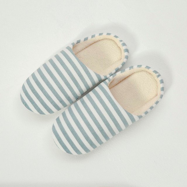 LSLJS Slippers Pantoufles en Coton pour Femmes, Chaussures Silencieuses Home pour Femmes Automne et Hiver d'Intérieur à Semelle Souple, Pantoufle de Sol en Coton, Pantoufles pour Femmes, Déco Maison