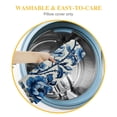 thumbnail image 5 of Nawypu Spring Pillow Covers Floral Watercolors Tree Chinoiserie Blue and White Porcelain Leaf White Soft Cozy Square Living Room Bedroom Dorm Washable Throw Pillow Covers 2pcs, 5 of 6