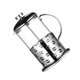thumbnail image 3 of Cafetera a presión multifunción de acero inoxidable, tetera de vidrio resistente al calor y a bajas temperaturas, con diseño de granos de café (800 ml), 3 of 7