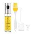 thumbnail image 1 of 100mL Olive Oil Sprayer Mister Spray Bottle Refillable Oil Dispenser for Cooking BBQ Salad Baking Roasting Grilling Hair Spray Bottle With Funnel Oil Brush, 1 of 8
