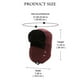 thumbnail image 3 of ¡Rebaja! Gorro de trampero Fdelink, gorros de invierno para hombre y mujer, gorro Thunderheads, protección auditiva gruesa, gorro protector facial, color vino., 3 of 3