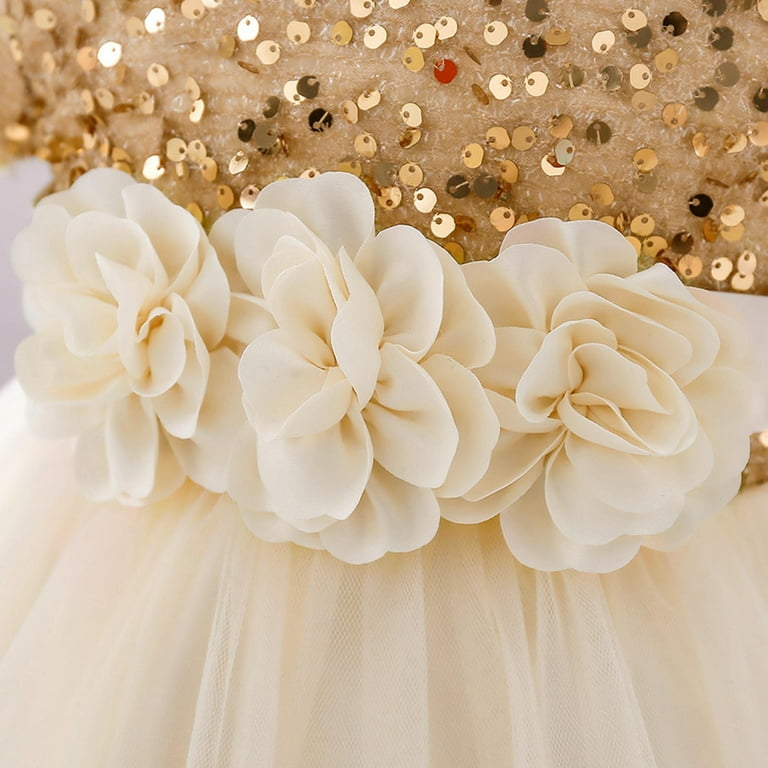 Toddler Princess Dress Size 3t-4t Trendy Sequin Puff Sleeve Flower Girl Dresses Tulle Wedding Party Clothes 6M-5T, Gold, 6 Months - Walmart.com Toddler Princess Dress Size 3t-4t Trendy Sequin Puff Sleeve Flower Girl Dresses Tulle Wedding Party Clothes 6M-5T, Gold, 6 Months - Walmart.com