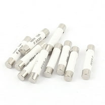Unique Bargains 10Pcs 500V 10A Low Breaking Capacity 6x30mm Cartridge Ceramic Fuses