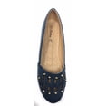 thumbnail image 4 of Victoria K Women's Gold Studs With Braid Ballerina Flats, 4 of 5