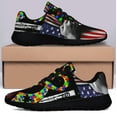 thumbnail image 3 of Autism Awareness Shoes Sneakers for Women Men Black Size 4.5, 3 of 7