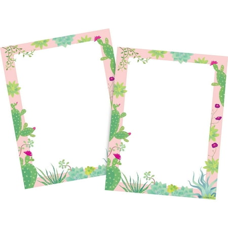 UPC: 0704068038813 | Barker Creek Prickles Computer Paper 8 ½ x 11  100 Sheets/Set BC3881