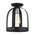 thumbnail image 3 of Livex Lighting - Stoneridge - 1 Light Petite Semi-Flush Mount in Industrial, 3 of 9