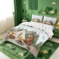 thumbnail image 2 of meiyoeat Watercolor Camping Bedding For Boys,Fox Tent Print Duvet Cover Full,Polkadot Reversible,3-Piece,1 Duvet Cover and 2 Pillowcases, 2 of 6