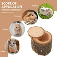 thumbnail image 3 of WRITWAA Small Wood Pet Food Bowl Washable Wooden Feeder for Hamster Guinea Pig and Small Animals, 3 of 5