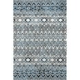thumbnail image 2 of nuLOOM Lucci Machine Washable Aztec Area Rug, 6' 7" x 9', Blue, 2 of 2