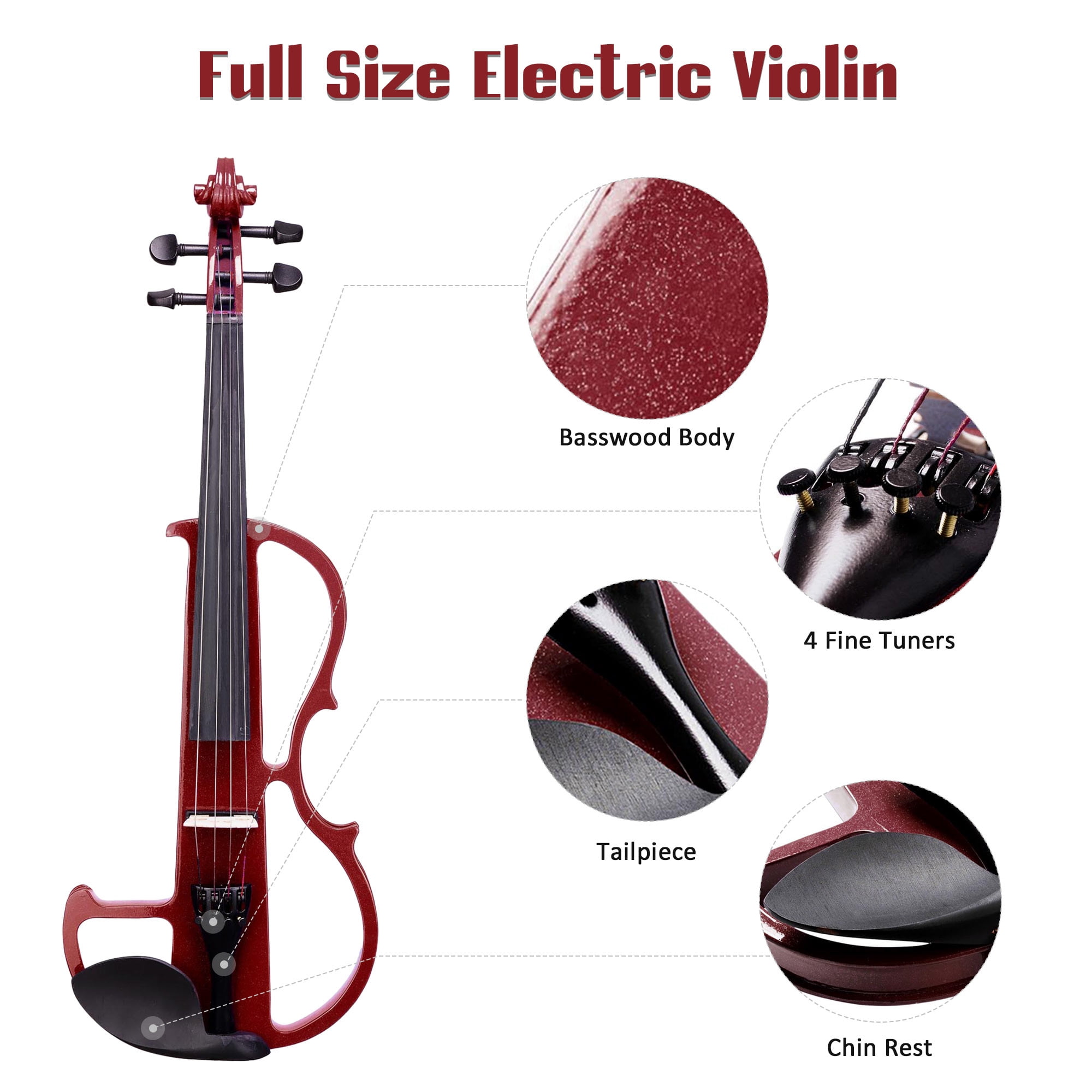 Full size electric violin deals