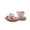 Pink, variant on AJTQTH Sandals for Girls Toddler Kids Round-Toe Cute Cartoon Accessories Wadding Shoes Ankle Straps Thick Soled Non-Slip Walking Shoes with Velcro for Summer Casual Beige 9 Y