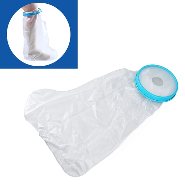 Waterproof Short Leg Cast Cover, Leg Cast Covers Reusable Easy To Wear For Shower Bath For Aduts