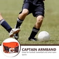 thumbnail image 3 of STRANDCHIC Brassard de Capitaine de Soccer Coloré avec Sangle Réglable pour Soccer Basketball Sports d'Équipe, 3 of 6