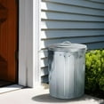 thumbnail image 2 of Plexon 5 Gallon Small Metal Trash Can with Lid Outdoor Galvanized Bucket with Lid 5 Gal Fireplace Ash Bucket for Wood Stove Storage Can for Dog Food Bird Seed Storage Container Rod, 2 of 7