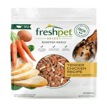 Freshpet y & Natural Dog Food, Roasted Meal Chicken Recipe, 5.5lb