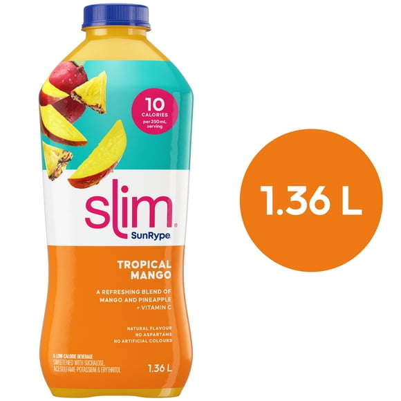 Jus Mangue tropicale Slim SunRype 1.36 L
