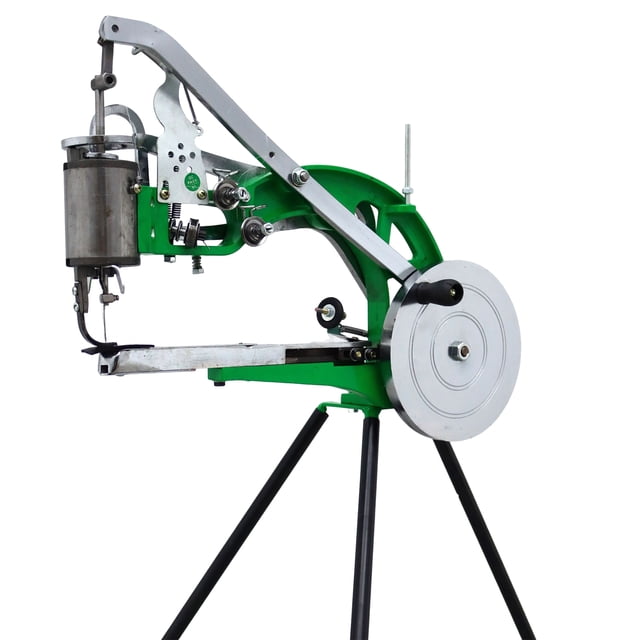 INTBUYING Cobbler Sewing Machine Manual Leather Cobbler Shoe Repair Machine Dual Cotton Nylon Line Sewing Machine with CD Instruction