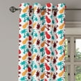 thumbnail image 2 of Ambesonne Tropical Grommet Curtain, Palm Trees Island, 50" x 96", Multicolor, 2 of 6