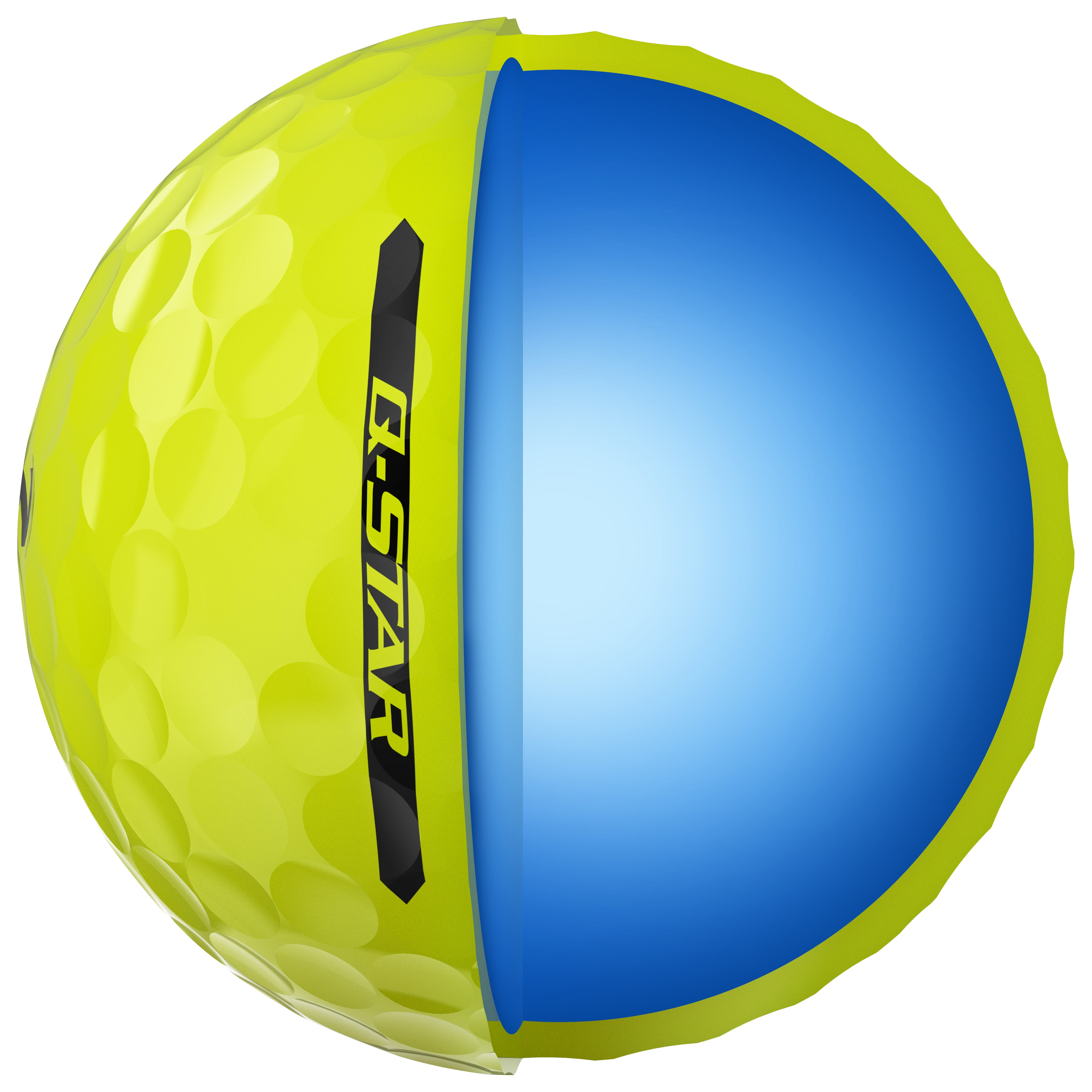 Srixon Q Star Premium Golf Balls, Yellow, 12 Pieces