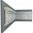 thumbnail image 5 of 5 1/2"H x 1 3/8"P x 94 1/2"L Floral Panel Moulding, 5 of 6
