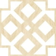thumbnail image 6 of Ekena Millwork 7 3/8"W x 7 3/8"H x 1/4"T Extra Small Blendon Decorative Fretwork Wood Wall Panels, Birch, 6 of 6