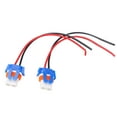 thumbnail image 4 of Headlight Socket Connector, Double Slot Heat Resistant LED Connector ABS + Ceramic Female Connector Socket  For Ship, 4 of 8