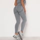 thumbnail image 2 of Pantalones de yoga de cintura alta con efecto scrunched para mujer - Leggings elásticos sólidos con cinturilla en forma de V para entrenar en el gimnasio, 2 of 7