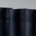 thumbnail image 3 of Exclusive Home Curtains Sateen Twill Woven Room Darkening Blackout Hidden Tab Curtain Panel Pair, 52x84, Peacoat Blue, 3 of 6