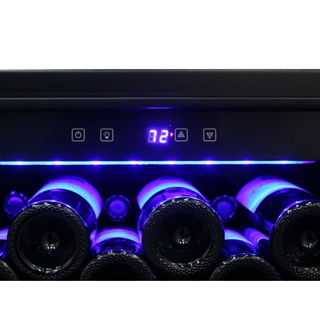 Vinotemp - 54-Bottle Wine Cooler - Stainless steel