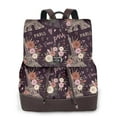 thumbnail image 1 of Disketp Romantic Paris Mochila de Cuero para Mujer, Bolso de Espalda Antirrobo con Estilo para Viaje, Trabajo y Uso Diario, 1 of 4