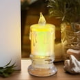 thumbnail image 5 of DefiDgd Christmas Flameless Candly Light,Battery Operated Flickering Candles for Dormitory Bedroom Night Lights Birthday Lights Desktop Ornaments(Medium), 5 of 6