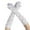 White, variant on HNMKIU Elegant Women's Long Lace Evening Gloves Stretch Mesh Style Formal Wear Accessory for White,One Size