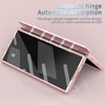 thumbnail image 7 of Dteck Case for Samsung Galaxy Z Fold 7 2025,4-in-1 Magnetic Hinge Protection Case with Lens Protection, S Pen Holder with Stylus, Built-in Screen Protector for Samsung Z Fold7, Pink, 7 of 7