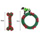 thumbnail image 2 of Juguete de Navidad, juguete de cuerda para perros, juguete para masticar, compatible con la limpieza y el entrenamiento de la dentición de los cachorros, 2 of 5