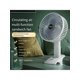 thumbnail image 1 of 1pc Usb Rechargeable Mini Fan, Small Quiet Clip-On Fan For Desk, Office, Home, 1 of 5