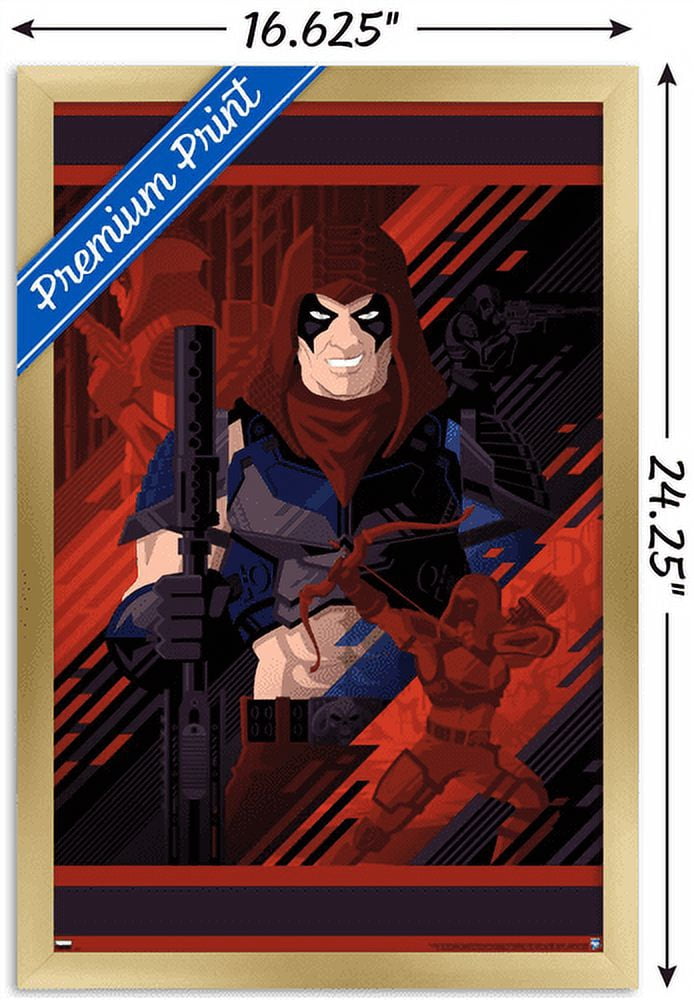 G.I. Joe - Zartan Wall Poster, 14.725" x 22.375", Framed