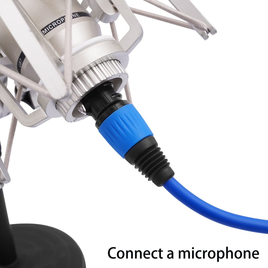 Durability Microphone Male To Female Cable For Enhances Sound Claritys In Music Instrument MicrophoneCord Speakers Cable