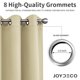 thumbnail image 5 of Juego de cortinas opacas Joydeco, 213 cm de longitud, 2 paneles, 5 of 8