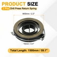 thumbnail image 2 of 2Pcs Drill Press Return Spring, 55 x 10 x 0.8 mm Coil Spring Assembly Steel Chemical Blackening Finish for Various Vacuum Volume Cleaner Coil Systems, 2 of 6