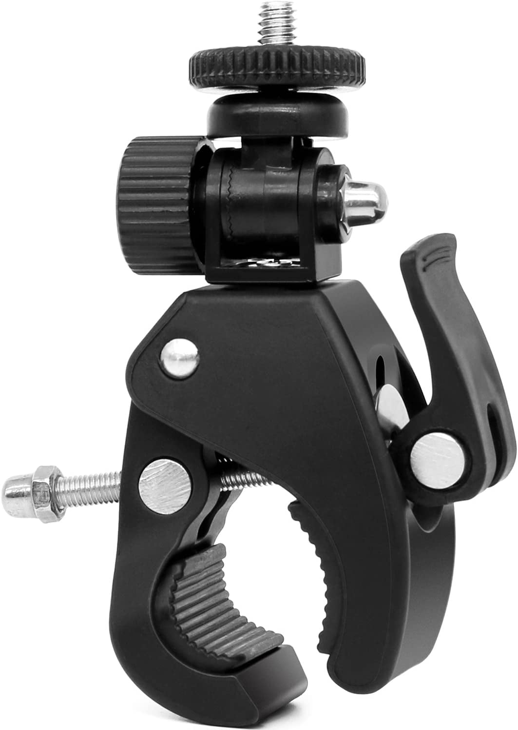Camera Super Clamp with Threaded Head Compatible for LCD Monitor,DSLR Cameras