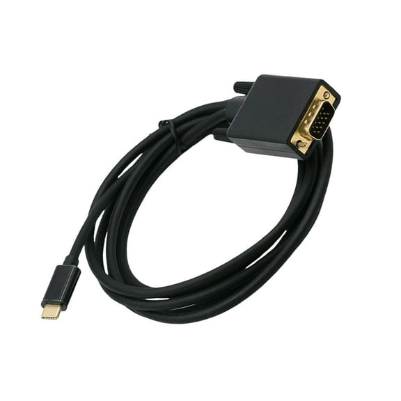 USB3.1 Type C Male to VGA Male Adapter Cable 31inch, FullHD Video Support for Desktop and Projectors