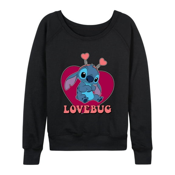 Lilo & Stitch - Lovebug Stitch - Women's Lightweight French Terry Long Sleeve Shirt