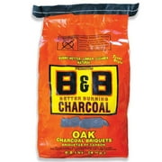 B&B Charcoal  8.8 lbs Organic Oak Hardwood Charcoal Briquettes