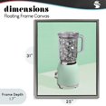 thumbnail image 4 of Stupell Industries Contemporary Disco Drink Blender over Green Gray Floating Frame Canvas Art, 25 x 31, by LISH Creative, 4 of 8