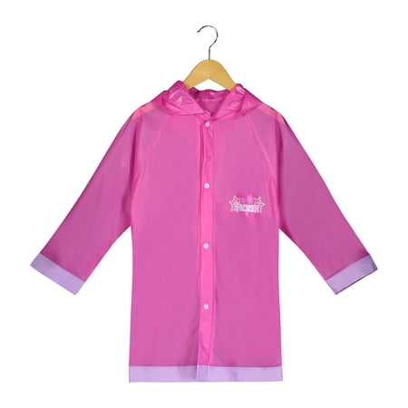 Disney Frozen Girls Pink Rain Slicker Outwear Hooded - Size Toddler and Little