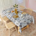 thumbnail image 6 of Boho Bohemia Geometric Line Art Rectangle Tablecloth 60"x102",Waterproof Polyester Rectangle Table Cloth, Wipeable Spillproof Polyester Tablecloth for Dining, Camping, Indoor and Outdoor, 6 of 6
