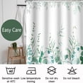 thumbnail image 6 of Sage Green Eucalyptus Shower Curtain Spring Leaf Watercolor Botanical Plant Shower Curtains for Bathroom Waterproof Bathroom Decor 72 x 72 Inch, 6 of 6