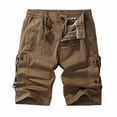 thumbnail image 2 of Aimik Cargo Shorts for Men Multi Pocket Plus Size Mens Shorts with Inner Lining Summer Cotton Breathable Shorts for Daily, 2 of 6